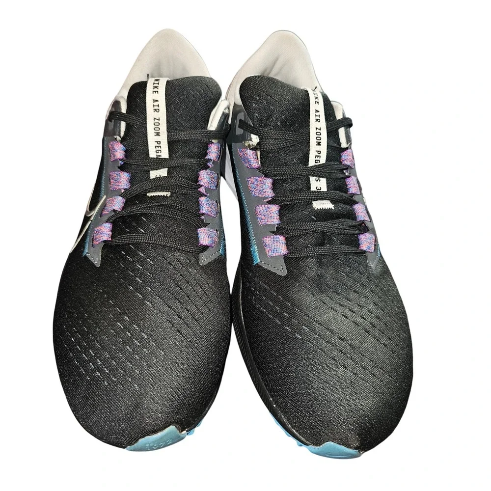 Nike Air Zoom Pegasus Black White Running Shoes Sneakers Mens 10.5 Athleisure - Picture 6 of 8